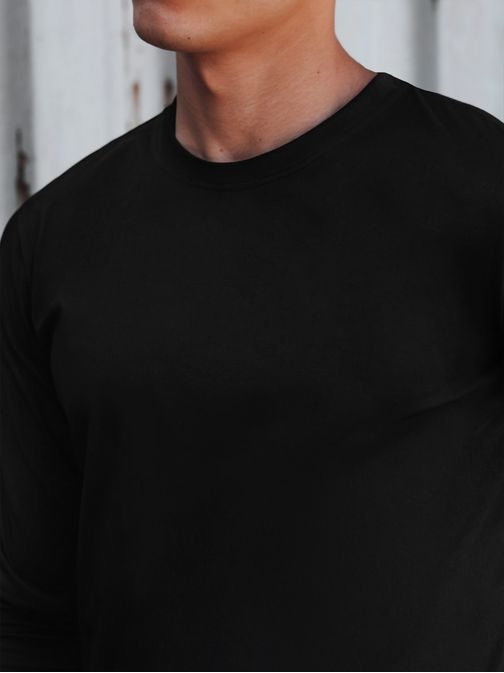 Alap fekete hosszú ujjú póló