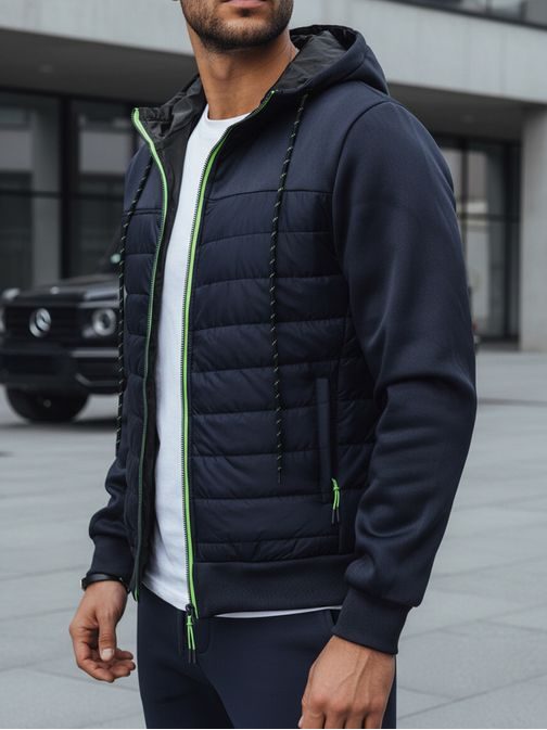 Sötét kék átmeneti dzseki