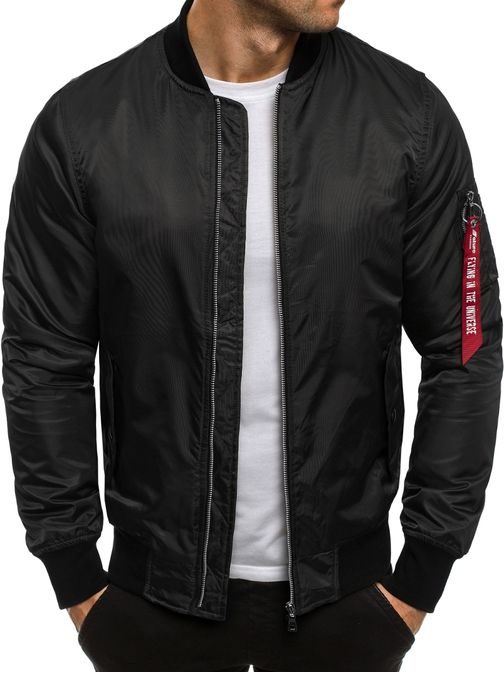 Fekete bomber dzseki NATURE 4367