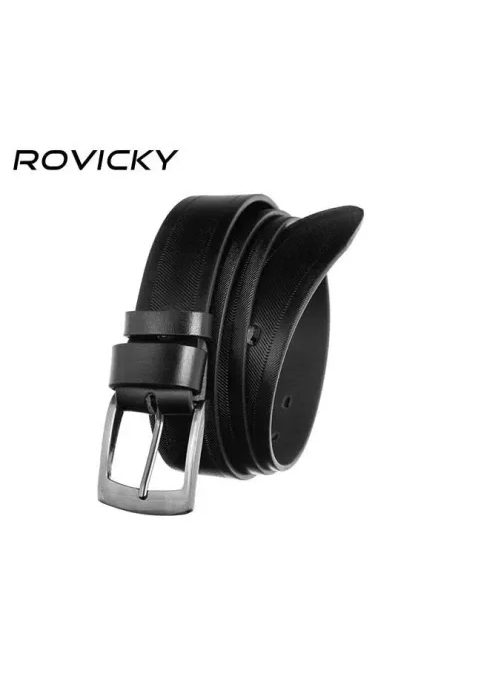 Divatos fekete férfi öv Rovicky