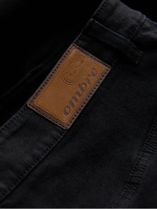 Elegáns fekete farmer nadrág  P1058