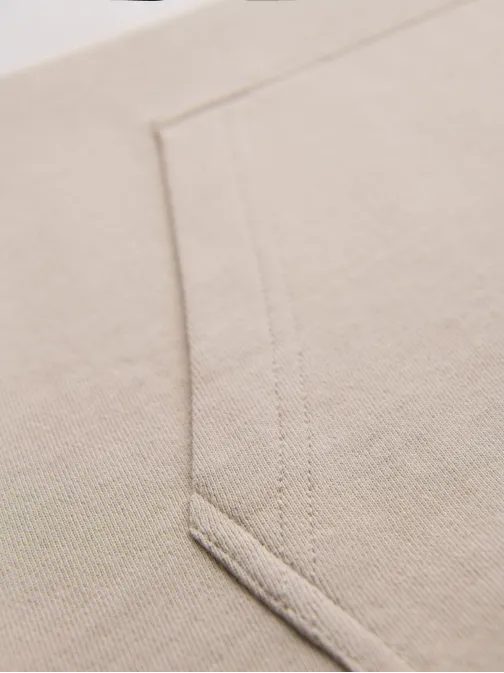 Időtlen bézs férfi pulóver V2 SSNZ-0225