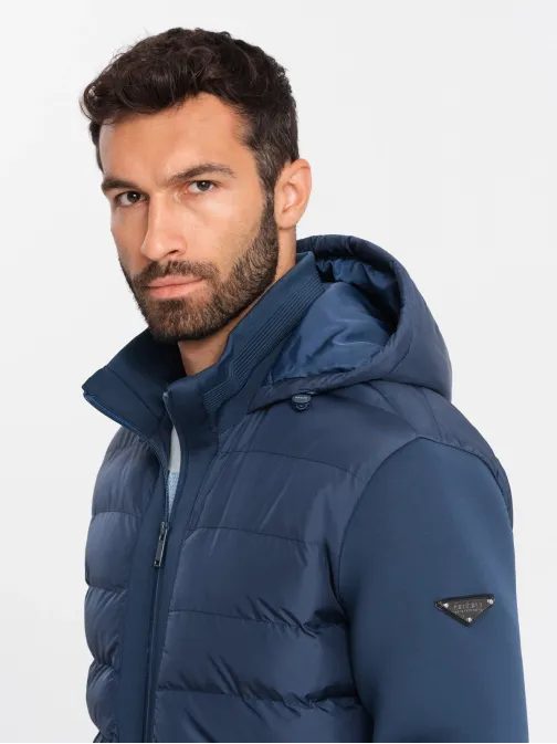 Sötét kék bomber dzseki  V2 JALP-0140