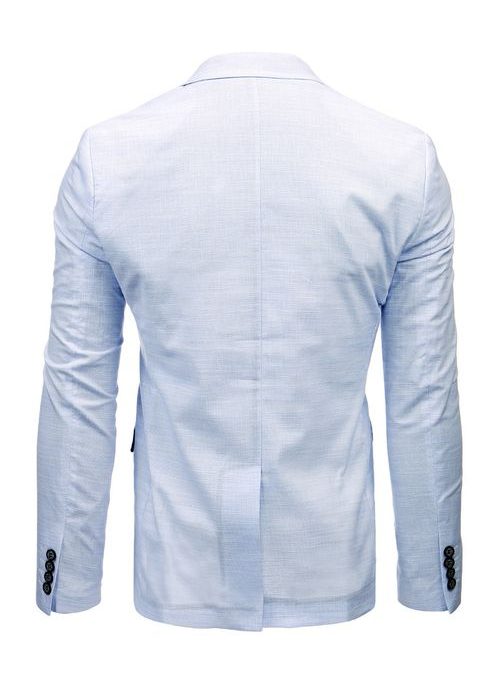 Halvány kék egy gombos zakó