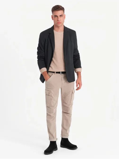 Elegáns fekete dzseki  V1 BLZB-0126