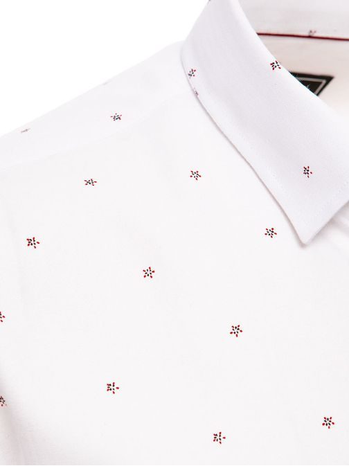 Fehér mintás férfi ing