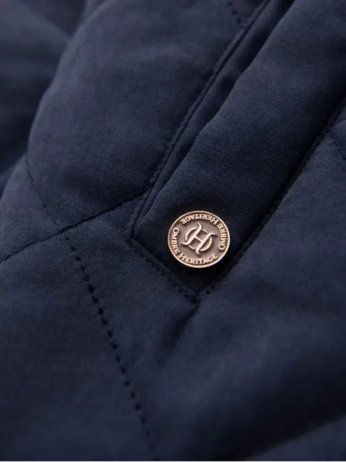 Divatos sötétkék férfi mellény V2 JAVJ-0277