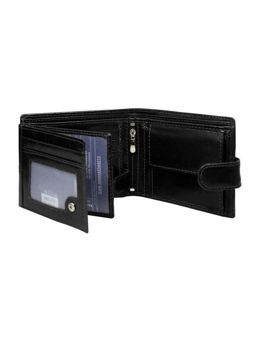 Egyszerű fekete pénztárca
