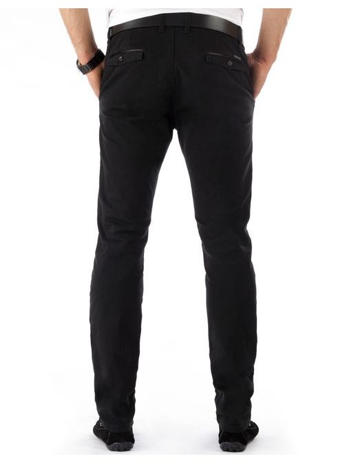 Elegáns fekete chino nadrág