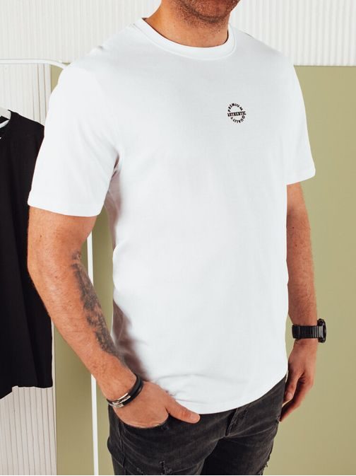 Trendi fehér mintás póló