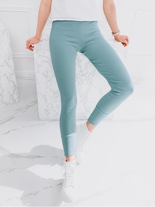 Egyszerű ásványkék színű női leggings PLR061