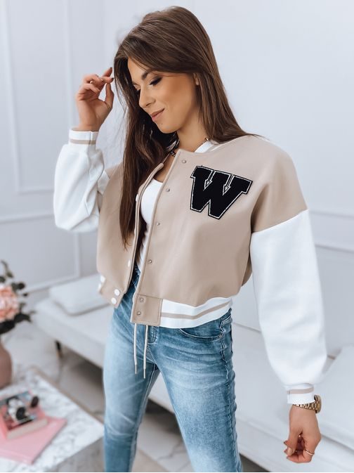 Bézs női baseball kabát American