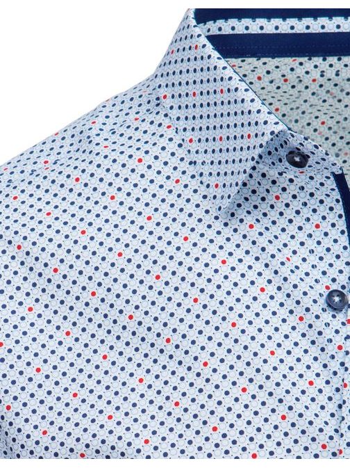 Fehér ing színes pöttyös mintával