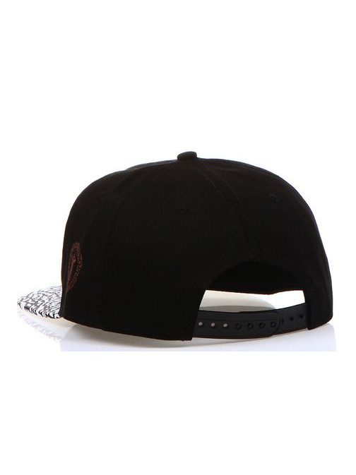 Fekete snapback érdekes mintával