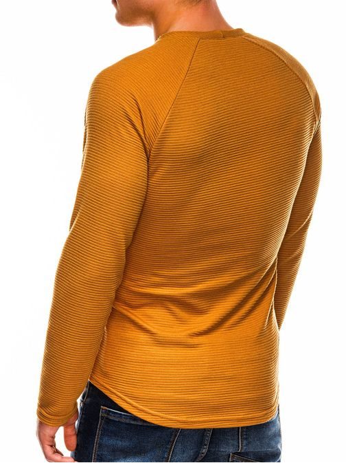 Mustár színű vékony pulóver b1021