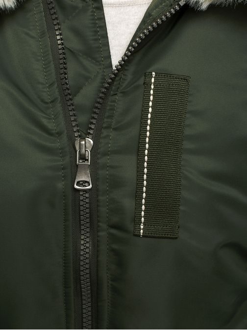 Zöld téli bomber dzseki J.BOYZ X1026K