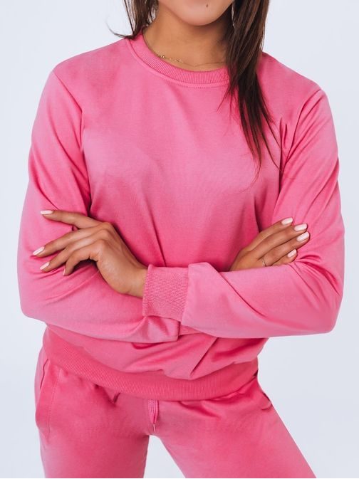Kényelmes rózsaszín női pulóver Lara