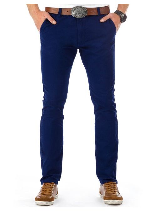 Kényelmes kék chino nadrág
