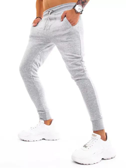 Kényelmes szürke melegítő nadrág