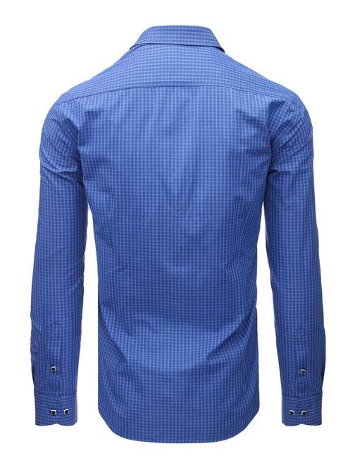 Kék kockás mintás ing