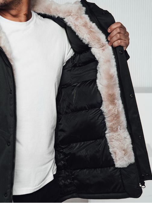 Zöld férfi téli parka