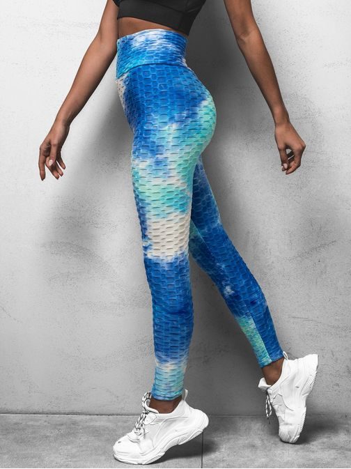 Érdekes égszínkék női leggings JS/YW88030Z