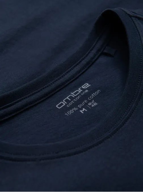 Sötétkék pamut póló V2 TSBS-0146