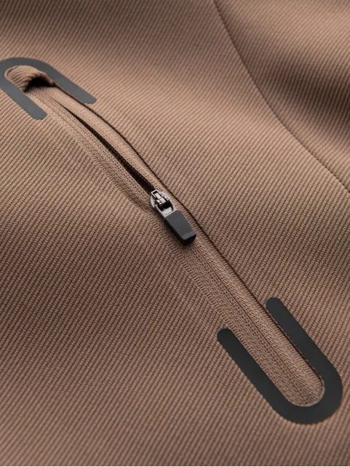 Trendi kávé színű kabát V1 COSC-0112