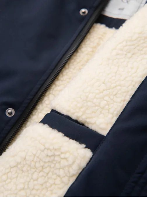 Férfi meleg kabát kék színben V6 OM-JAHP-0302 OM-JAHP-0302