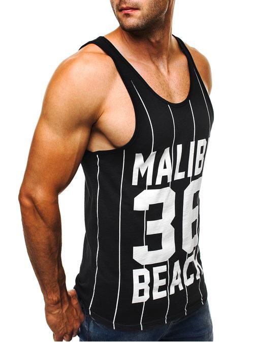 Fekete sportos trikó MALIBU BEACH BREEZY 9076