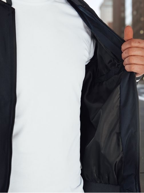 Divatos kék bomber kabát