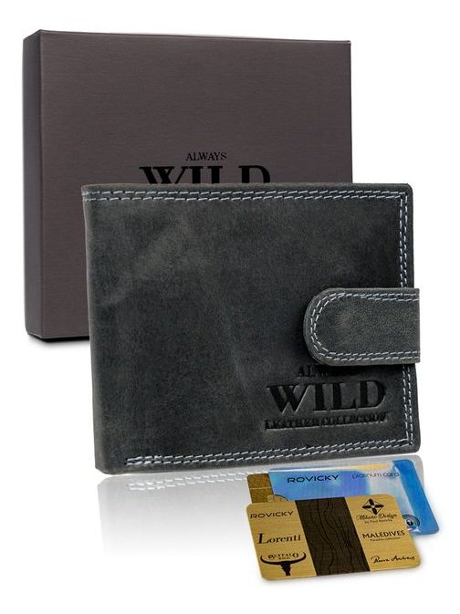 Praktikus grafit szürke pénztárca