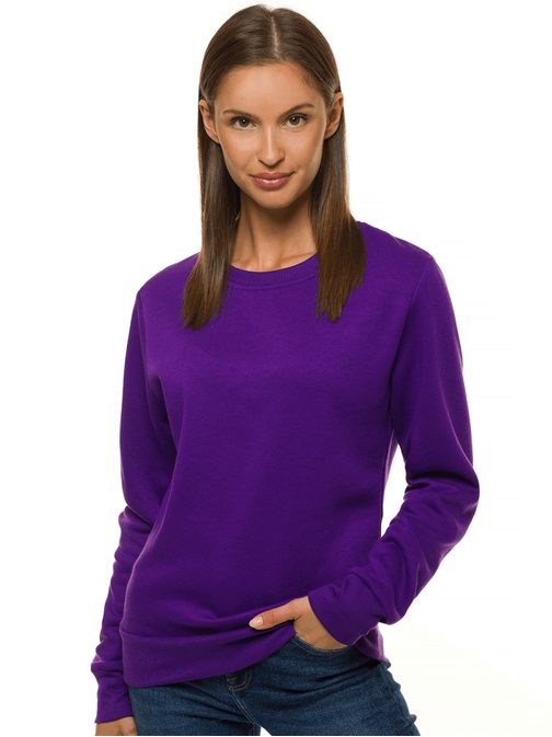 Kényelmes lila női pulóver JS/W01Z