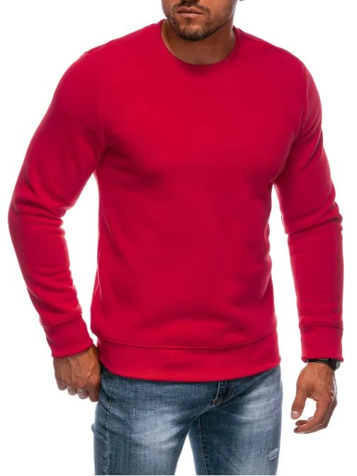 Sima piros belebújós pulóver  22FW-019-V4