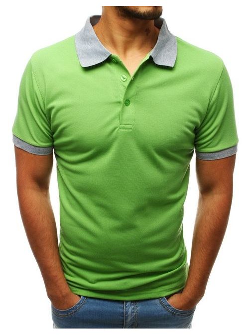 Egyedi zöld galléros póló