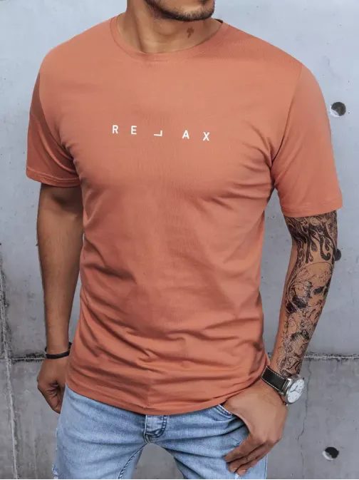 Stílusos barack színű póló Relax