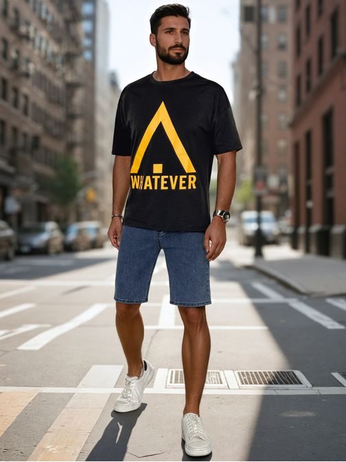 Modern kék farmer rövidnadrág