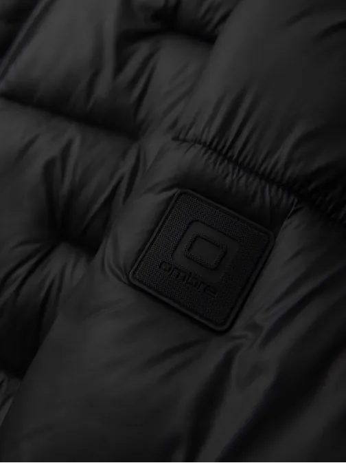 Szigetelt fekete télikabát V1 JAHP-0235