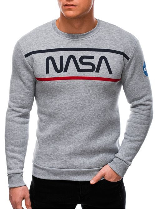 Szürke pulóver NASA B1399 - Legyferfi.hu