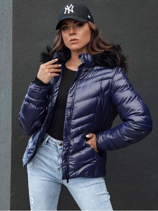 Csodás sötét kék női dzseki  Crunkies