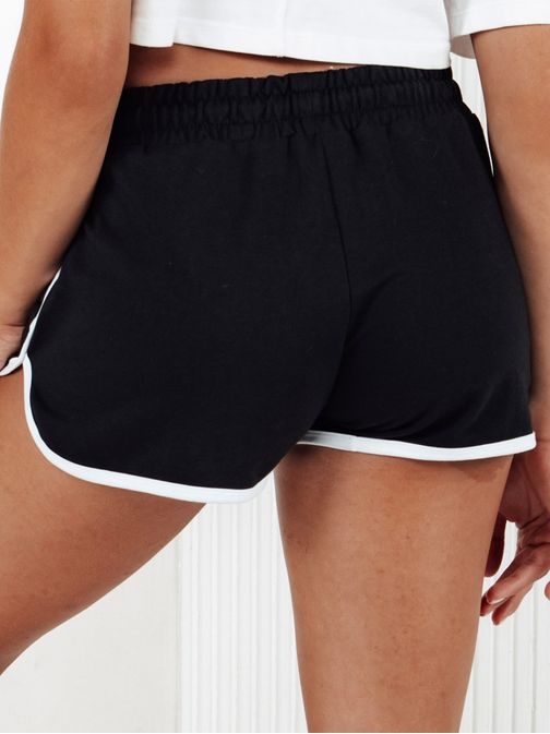 Női fekete rövid nadrág Top Sport
