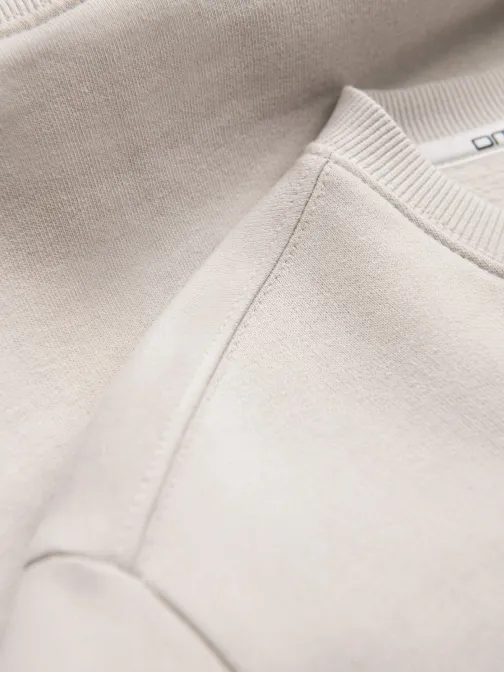 Sima bézs pulóver v1 SSBN-0175