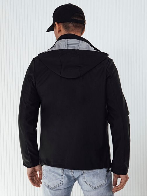 Trendi fekete softshell dzseki