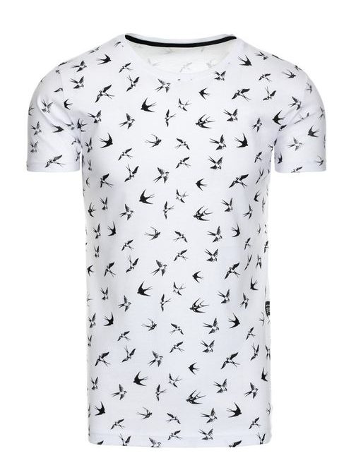 Fehér apró mintás póló