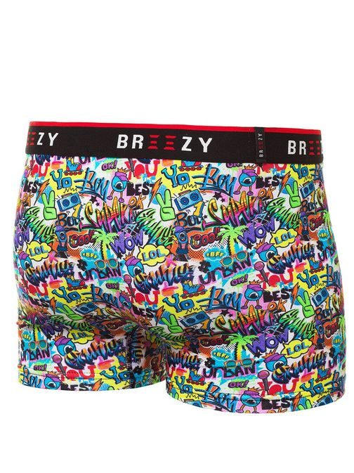 Színes mintás boxeralsó B/88005