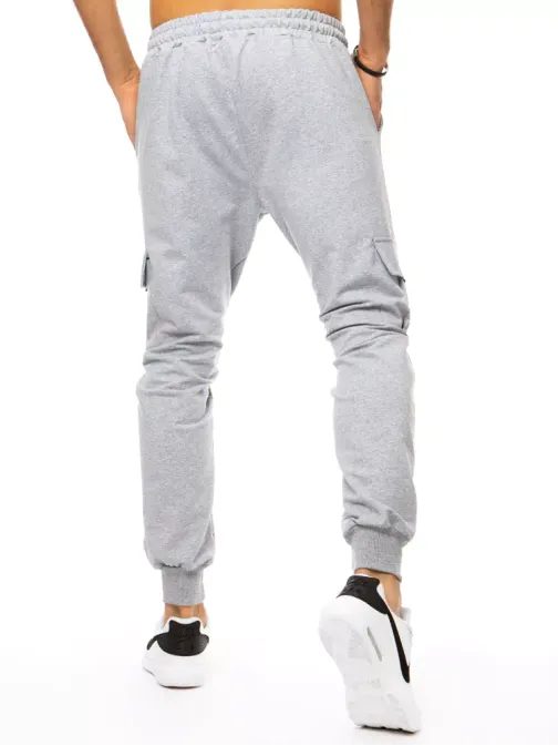 Stílusos halvány szürke melegítő nadrág