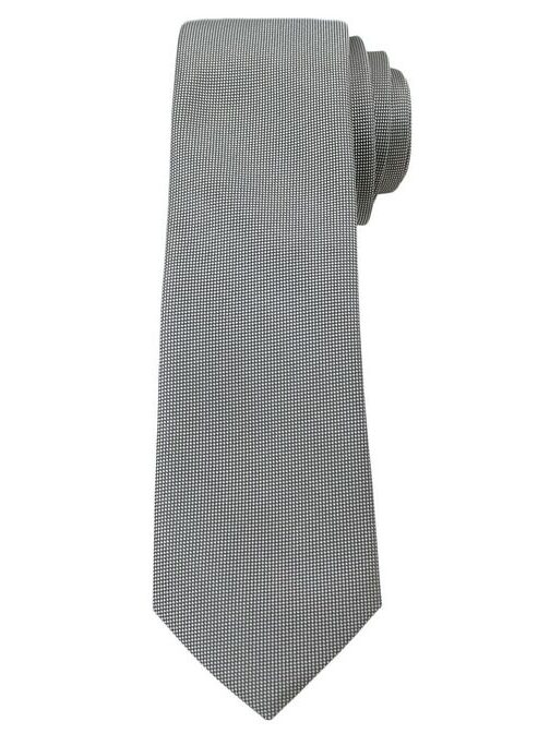 Elegáns ezüst színű nyakkendő