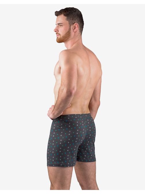 Sötét szürke mintás férfi alsónadrág