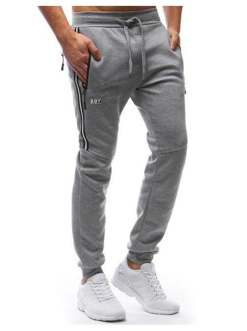 Egyszínű szürke melegítő alsó