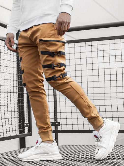 Camel színű  jogger nadrág G/11132